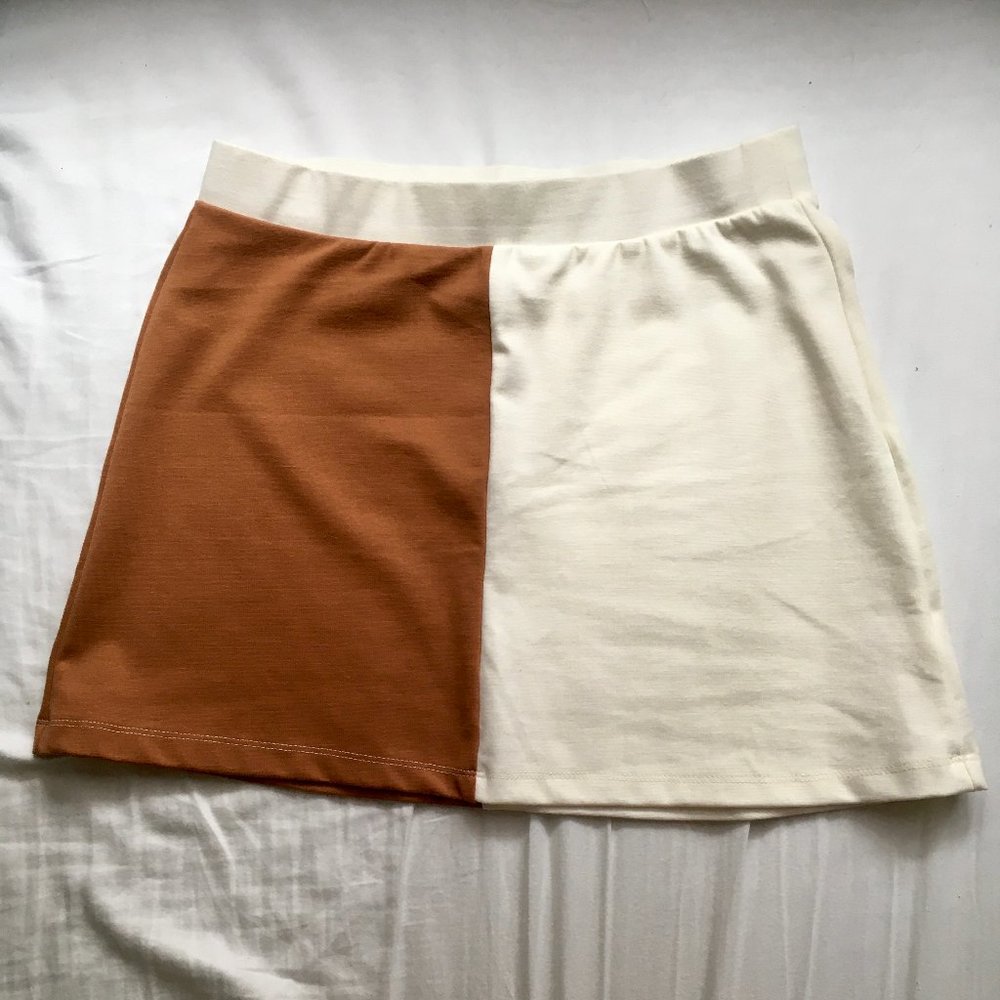 altar'd state colorblock miniskirt